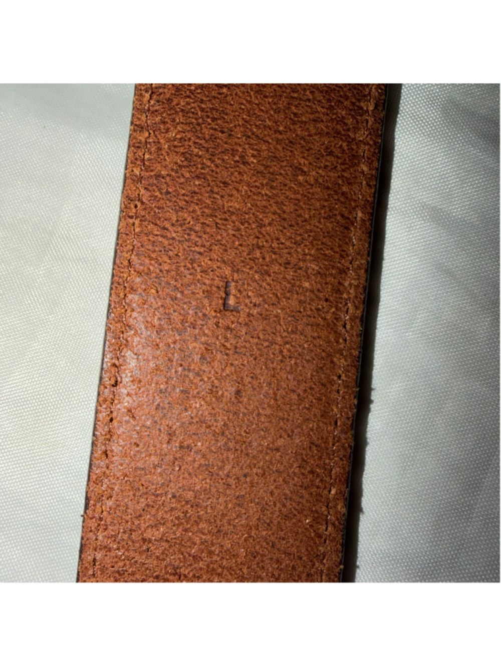 Ralph Lauren Brown Leather Belt with Brass Buckle - Picture 6 of 9